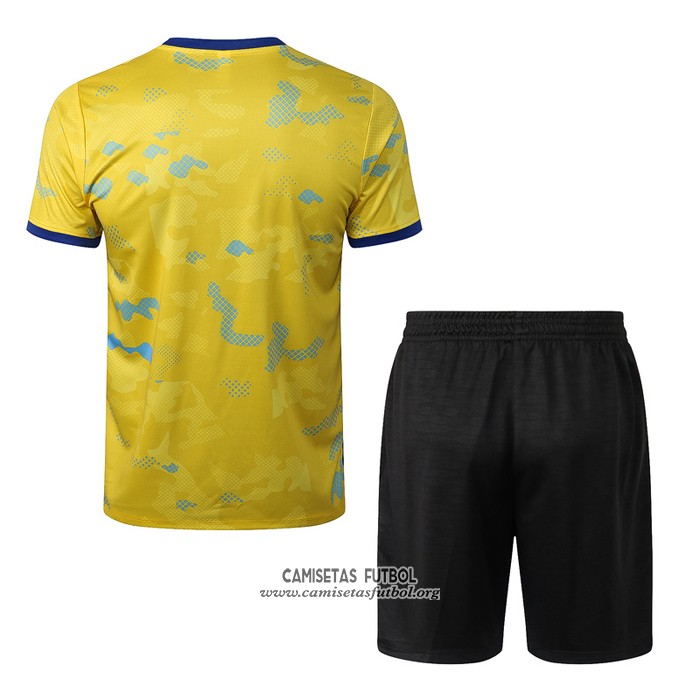 Chandal del Chelsea Manga Corta 2022/2023 Amarillo - Pantalon Corto